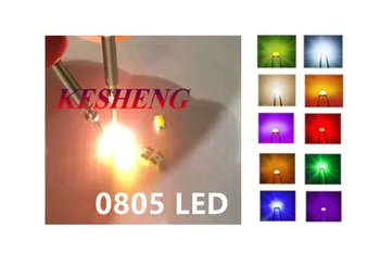 

0805 smd led Red Yellow Green White Blue Pink UV Ice RGB BIUE Orange light emitting diode 2.0*1.2*.0.8mm 1000PCS