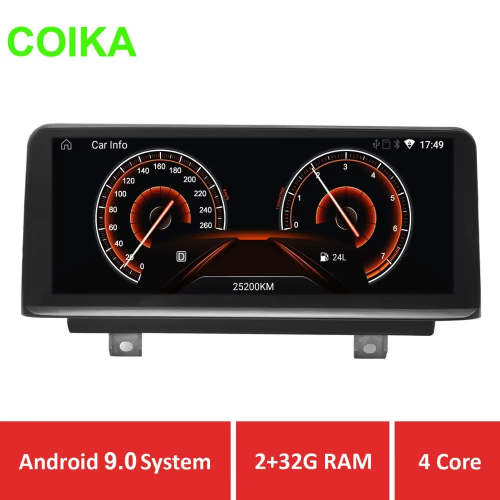 COIKA 10 25 "Система Android 9 0 Автомобильная Автомагнитола для BMW F30 F31 F32 F33 F34 F36 2018 EVO gps