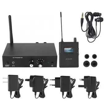 

parlantes profesionales For ANLEON S2 UHF Stereo Wireless Monitor System In-Ear System 670-680MHZ 100-240V mixer dj