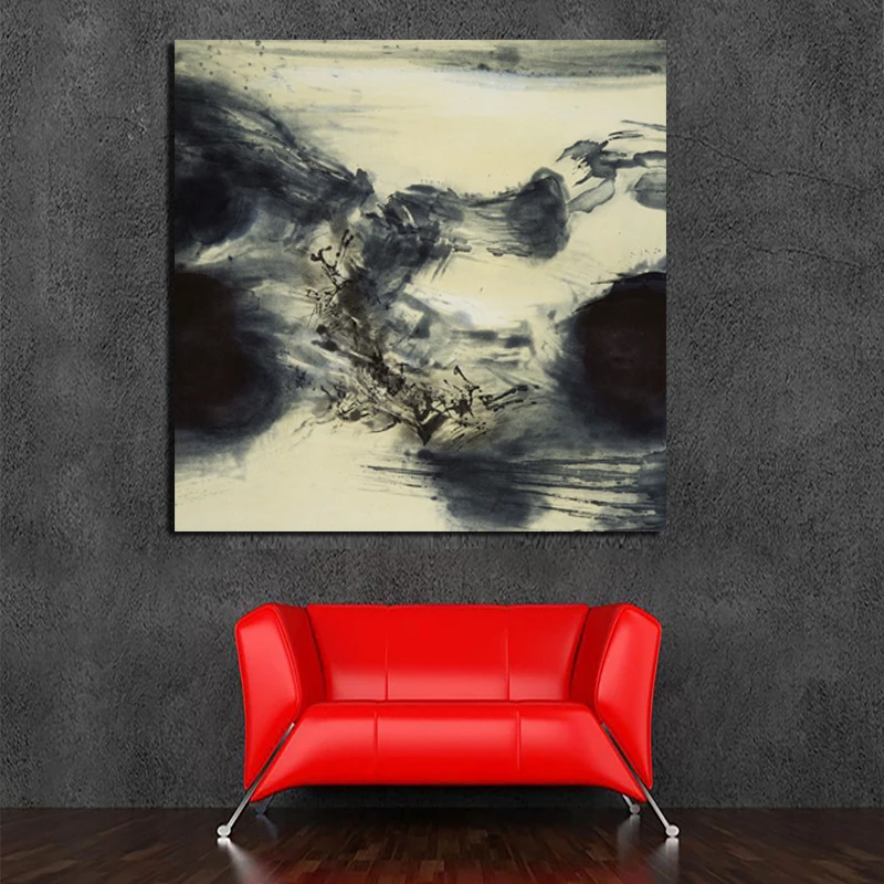 

Abstract Artwork Zao Wou Ki Canvas Painting Posters Prints Marble Wall Art Painting Decorative Picture Modern Home Decoration HD