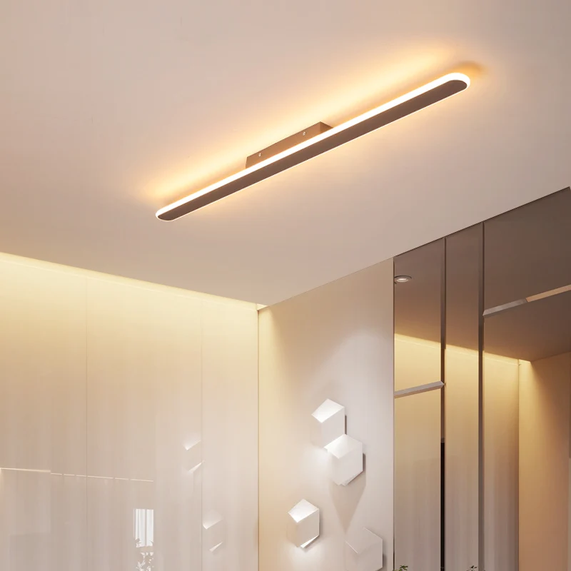 

Minimalist brown modern LED ceiling lights for bedroom aisle AC110-240V LED ceiling lamp lamparas de techo plafondlamp