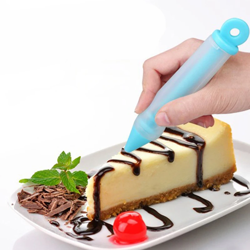 

ERMAKOVA Durable Silicone Decorating Pen Chocolate Writing Pen Cake Icing Pen Cake Decorating Tool