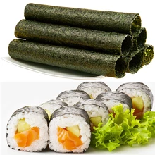 50-100PCS Nori Sushi Seaweed Dried Laver Seaweed Nori for Sushi Set Wholesale High Quality Seaweed Nori Sushi
