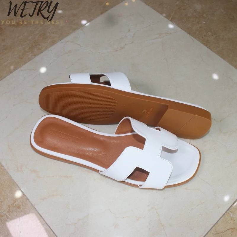 

2019 Summer Sandals Women's Beach Casual Shoes Flat Heel Strap Slippers Ladies Shoes Flip Flops Pantufa Femme