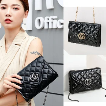 

Chain Bag Women Tote Bag Casual Shoulder Bags Black Mini Bag for Dating