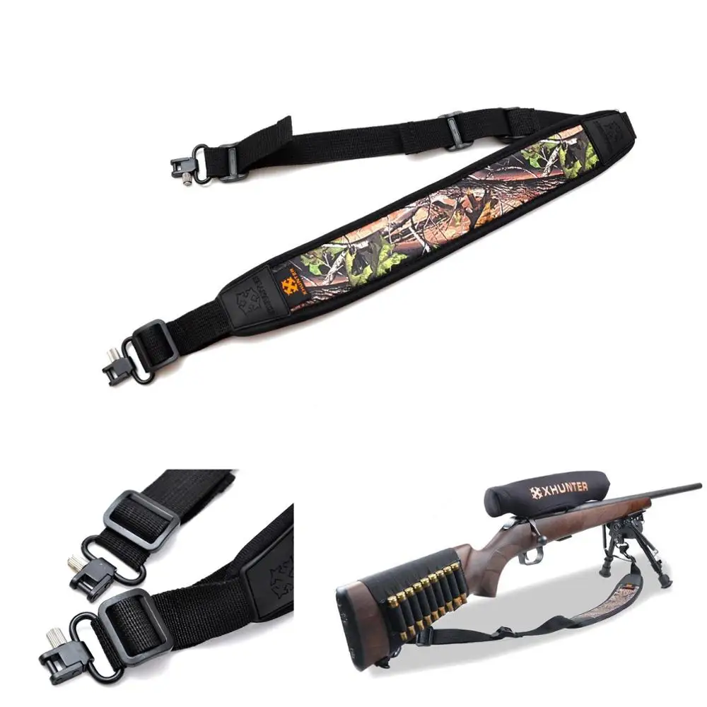 Xhunter Camo Gun слинг стрельба Охотничья винтовка ремень с текстурированной подложкой