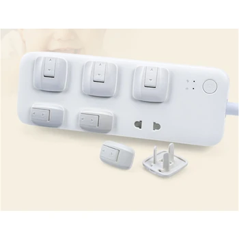 

8pcs EU Power Socket Outlet Plug Protective Cover Baby Kids Children Safety Protector Anti Electric Shock Plugs Protector
