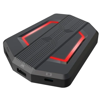 

Portable Keyboard And Mouse Converter Adapter For A Variety Of Game Console Equipment Game Handles 114X95X20MM