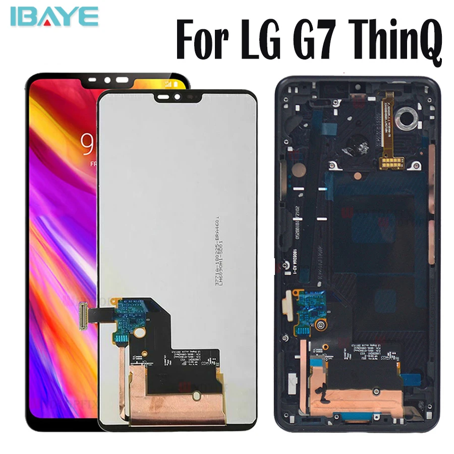 

For LG G7 ThinQ LCD G710 G710EM G710PM G710VM LCD Display Touch Screen Digitizer Assembly Replacement For LG G7 lcd with frame