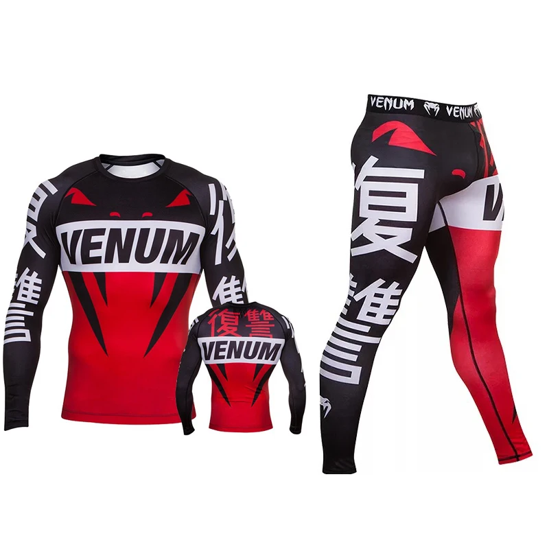 

High Quality Compression Men's Sports Suits Quick Dry Running Sets Clothing Sport Joggers Workout Gym Fitness Tracksuits Running