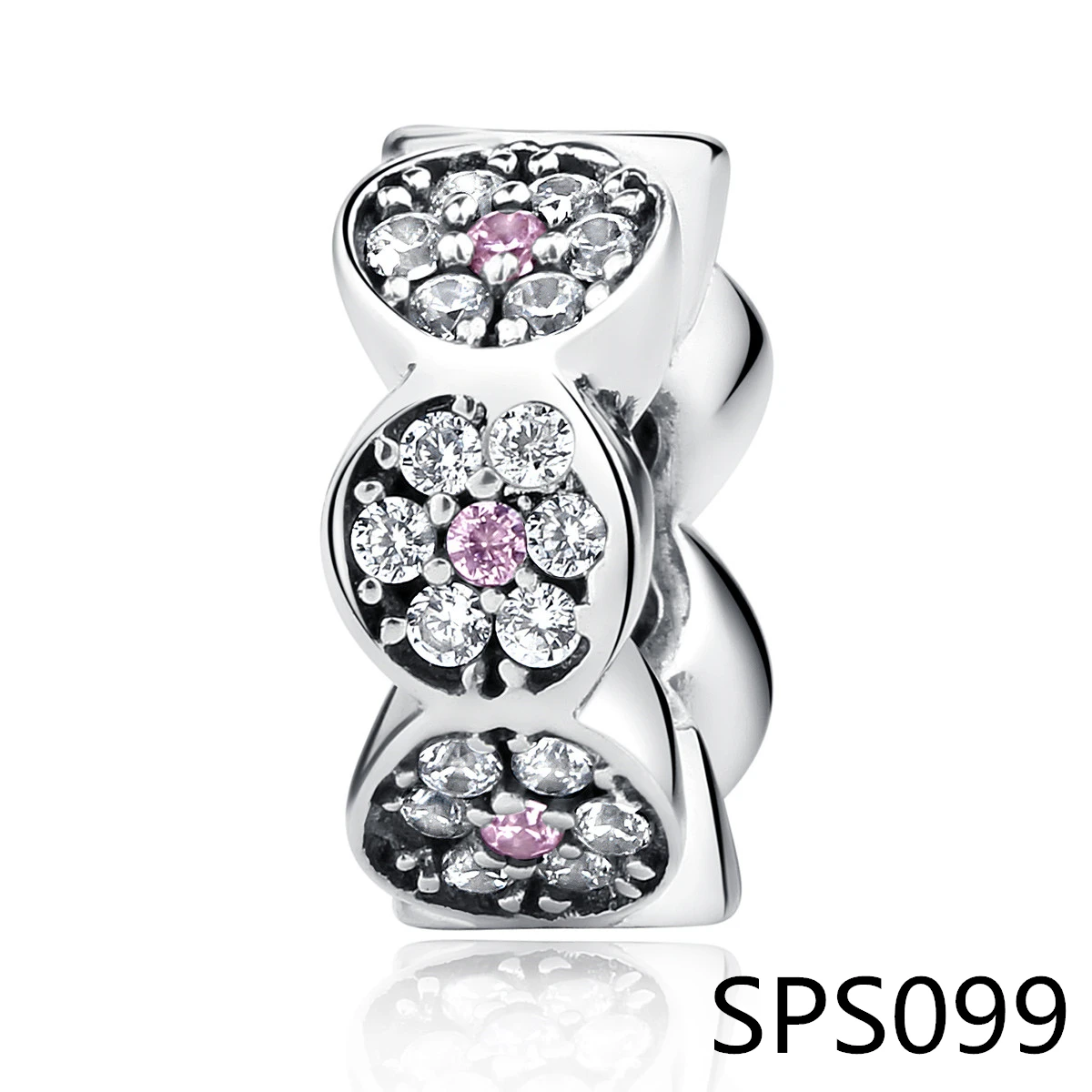 DIS Серебряный Шарм Сердце Ангела подвеска крыло бусины подходят для браслетов и