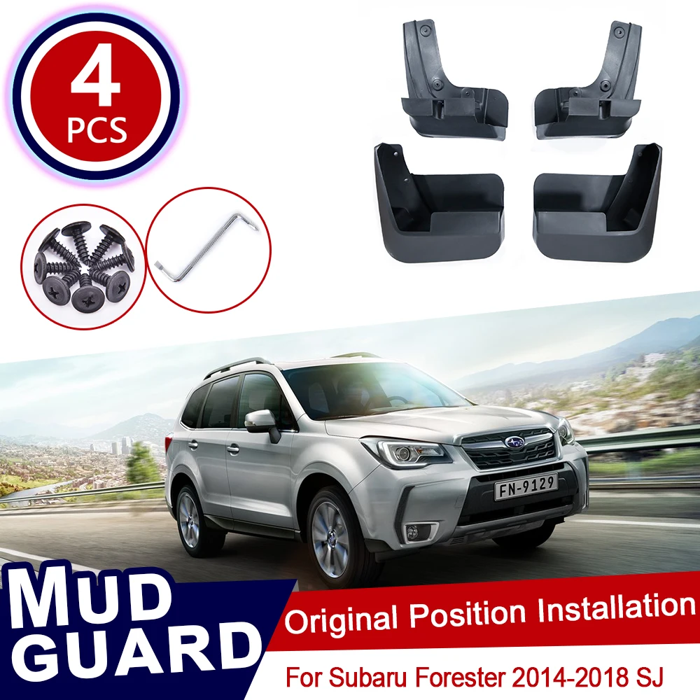Брызговики для Subaru Forester SJ 2014 2015 2016 2017 2018|Наклейки на автомобиль| |