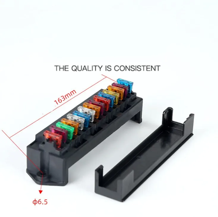 15-way Automotive multi-circuit assembly control box Car Fuse Box fuse holder with fuse and terminal