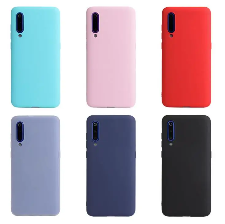 ТПУ чехол для телефона Xiaomi Mi9 SE Xiaomi9 черный мягкий высококачественный защитный