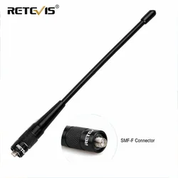 Retevis RHD 701 SMA F antena walkie talkie vhf uhf 2dbi para kenwood baofeng uv 5r uv 82 rt5r para acessórios do walkie talkie hyt