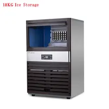 18 кг Большой Ледогенератор 70 кг/24 ч машина для производства льда, молочного чая/холодильного магазина/кофейного бара автоматический аппарат для кубиков льда