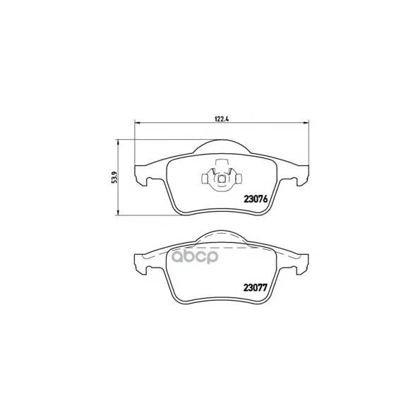 Колодки Тормозные Задние Brembo P86014 Brembo арт. P86014