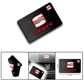 

Hot Car Logo Anti Slip Mat Phone Holder Non-Slip Mat non slip Pad For seat leon ibiza Alhambra niva kalina priora granta largus