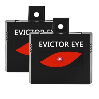 

2PC Solar Powered Animal Repeller for Cats Foxes Electronic Cat Ultrasonic Anti Mosquito Insect Repeller Rat Mouse