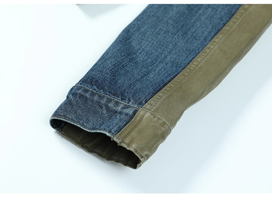 Мужская джинсовка SIMWOOD, куртка из хлопка с отстёгивающимся капюшоном в стиле хип-хоп, джинсовка составного кроя из тканей контрастного цвета на сезон осень-зима, 388