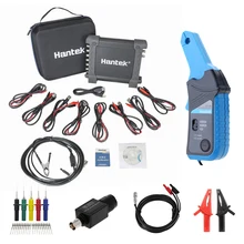 Hantek 1008c usb osciloscópio automático/daq/8ch veículo de teste atual braçadeira osciloscópio 1008c kit osciloscópio