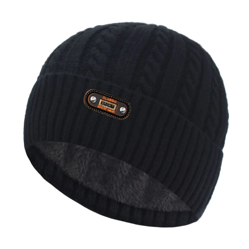 

Мужские зимние шапки для женщин, мужские облегающие шапки, шапка без козырька, шапка, Мужская облегающая шапка с меховой подкладкой, теплая плотная зимняя шапка