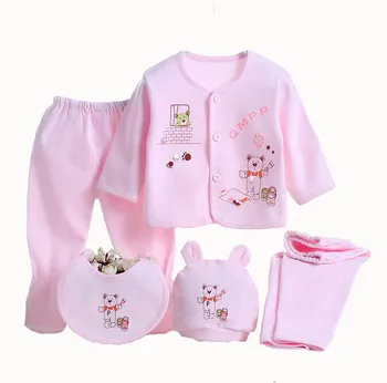 

0-3 Months Unisex Newborn Baby Clothes Spring And Autumn Pure Cotton Long-sleeved Baby Underwear Clothing Baby Clothes 2020