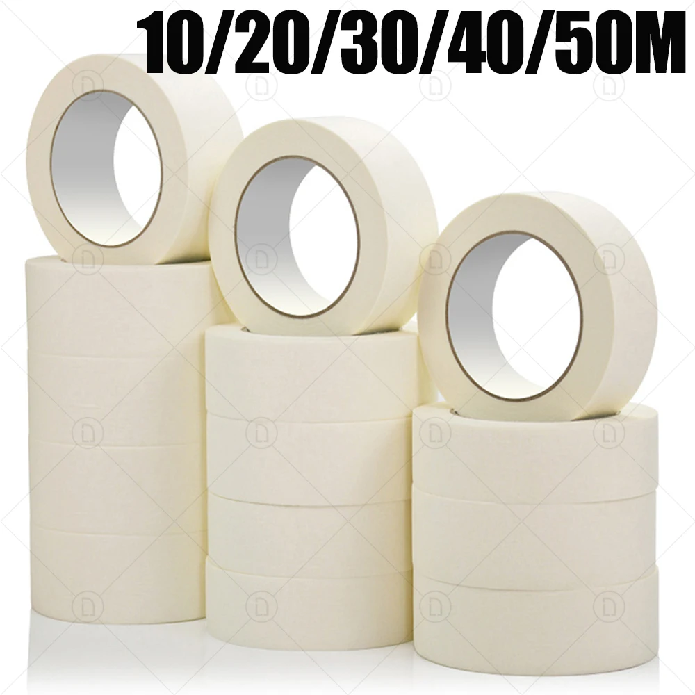 

Masking Tape Single Side Car Spraying Adhesive Tape For Car Polishing Drawing Oil Painting Sketch Decorative Writable Paper