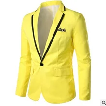 Men Casual Solid Slim Fit Blazer Mens Wedding Dress Coat Plus Size 5XL Autumn Fashion Social Business Male Suit Jacket