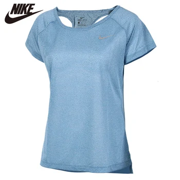 

Original Nike AS W NK BRTHE TOP SS Sportswear T-Shirt Womens Short sleeve Pattern Soft Clothing