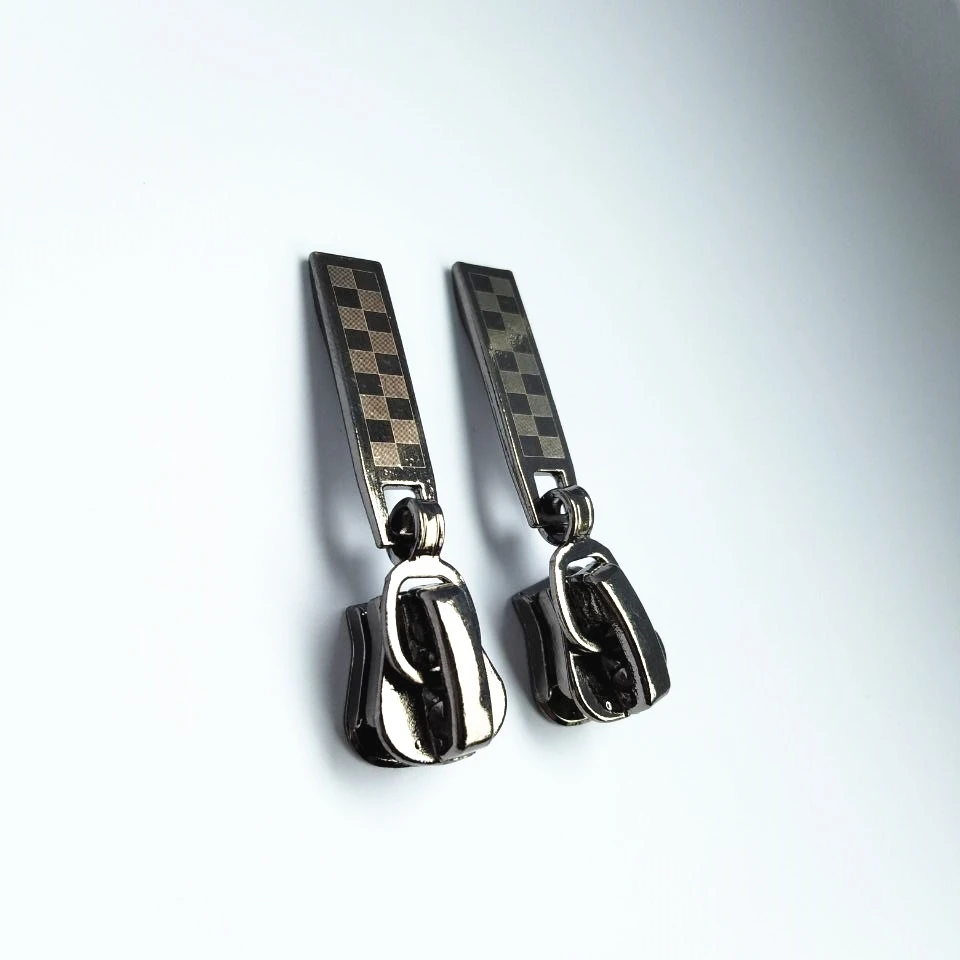 20pcs5# пистолет черный металл молния головка для 5# смолы молния~ B3