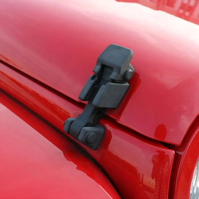 

Hood Latch Rubber Catch Release Kit Left and Right Both Side Hood Lock Catches for jeep Wrangler TJ 1997-2006 Replace OE# 42422