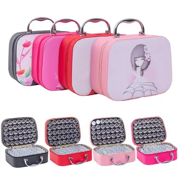 

70 Bottles Diamond Painting Accessories Storage Box Handbag DIY Jewelry Beads Diamond Embroidery Tools Container Organizer