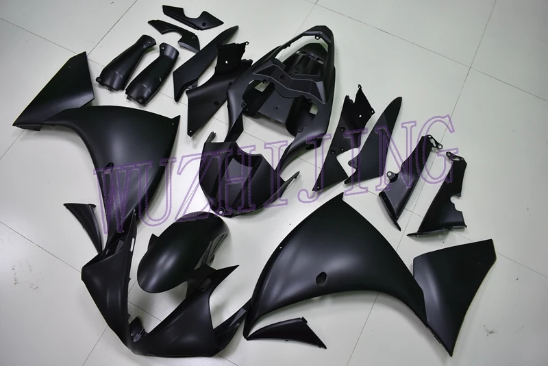 Обтекатель YZFR1 10 11 Пластик Обтекатели YZF R1 09 10 материя Черный ABS обтекатель YZF R1 2009-2011
