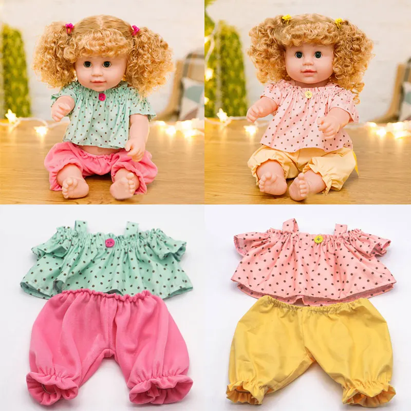 

48cm Doll Clothes for Rabbit/Cat/Bear Plush Toys Dress overalls Skirt suit Clothes Accessories for Dolls Gifts for Children