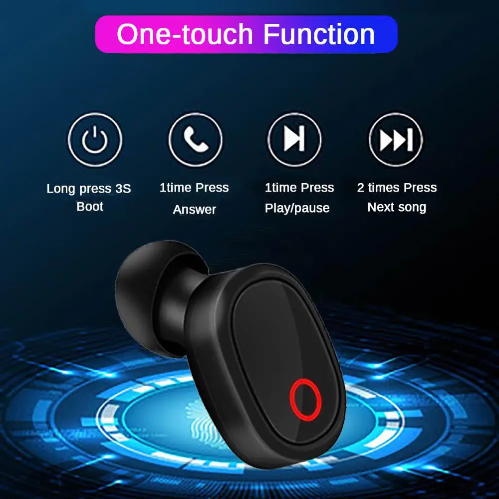Studyset A7 TWS Bluetooth 5,0 беспроводные наушники Спортивная гарнитура наушники с шумоподавлением