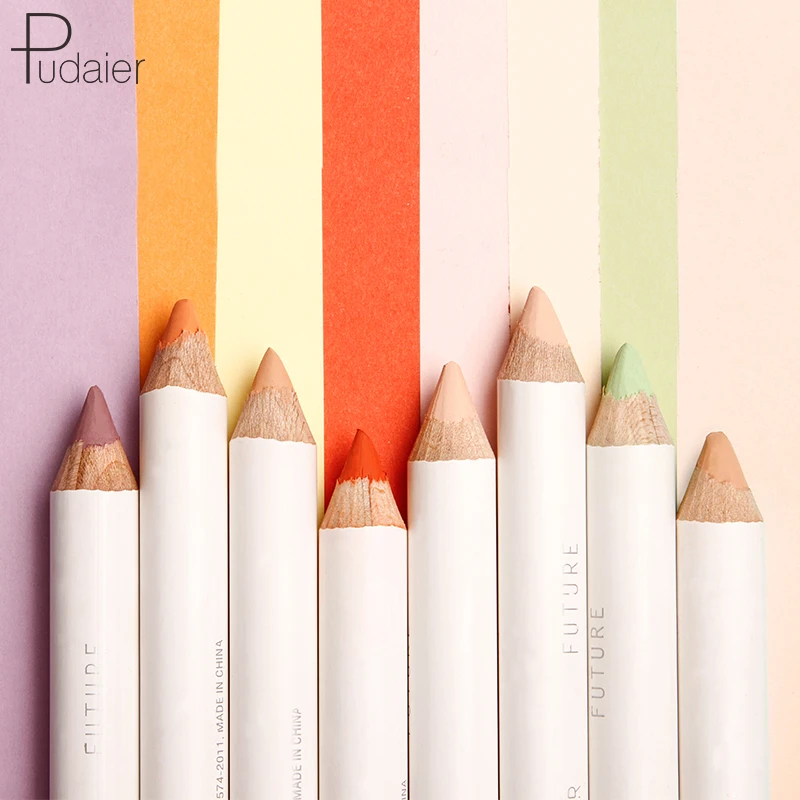 Pudaier Color Correcting Concealer Stick Face Lip Foundation Makeup Full Cover Pen Long Lasting Dark Eye Circle Hide |