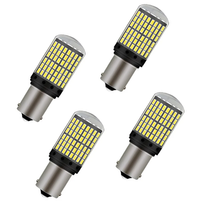 4 светодиодных лампочек автомобилей указатели поворота P21W R5W 1157 Bay15d R10W S25 авто 1156