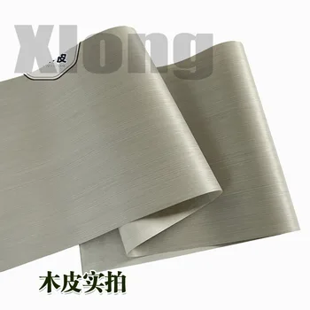 

L:2.5Meters Width:55cm Thickness:0.2mm Shuanglong Technology Silver Pear Wood Veneer Straight Grain Solid Wood Manual Veneer