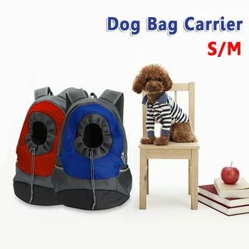

Pet Dog Carrier Puppy Mesh Backpack Travel Front Travel Portable Shoulder Bag