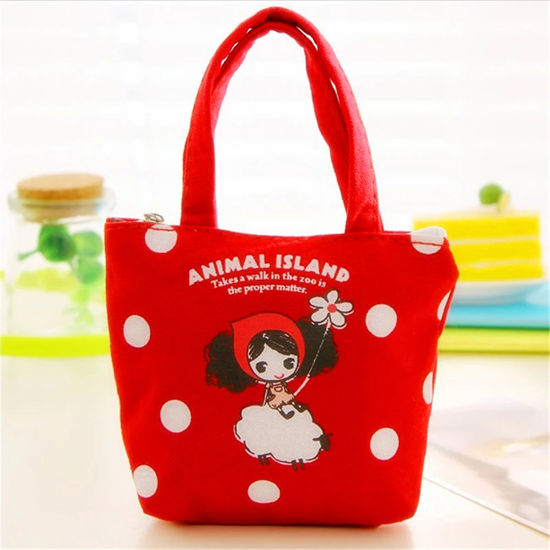 2020 Cute Girls Coin Purse Cartoon Mini Handbag For Children Canvas Bag Headset Bags Women Small Kawaii Wallet Zipper Pocket Bag
