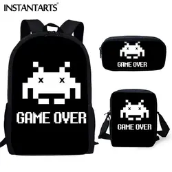INSTANTARTS японская игра-Аниме над школьный портфель с рисунком 3 шт./компл. для подростков мальчиков и девочек путешествия рюкзак сумки для