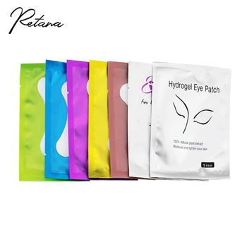 

50/100Pairs/Lots of Eyelash Pad Gel Patches Under Eyelashes for Eyelash Grafting Extension Paper Patches Lint Hydrating Stickers