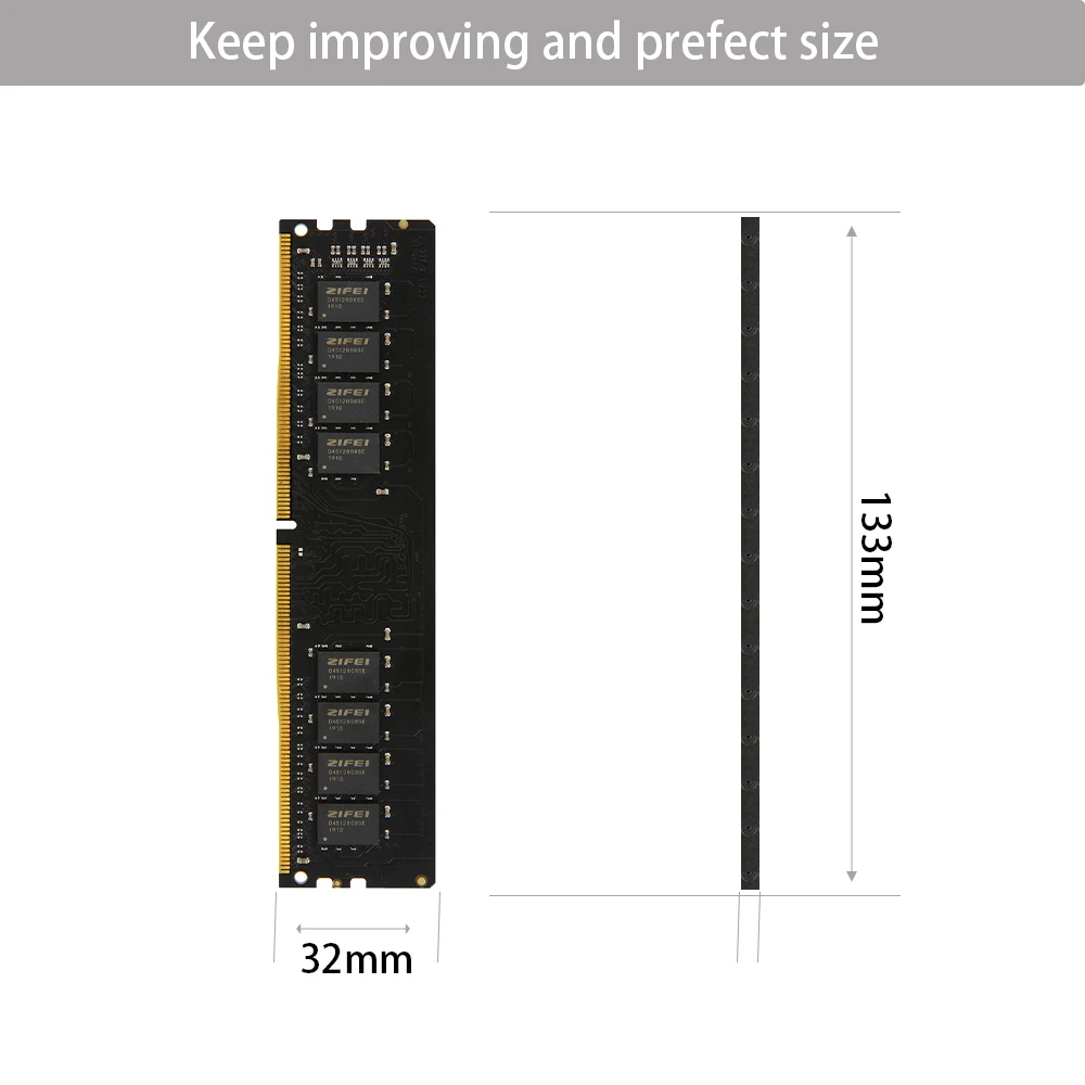 Memória do Desktop da Placa-mãe de Zifei 16 32 2400 Mhz 2133 Dimm Ram Ddr4 4 gb 8 - Imagem 3