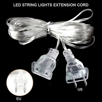 Flexibele Led Fairy Lights Holiday String Lights Verlengsnoer Kabel Voor Kerstvakantie Wedding Party Light String