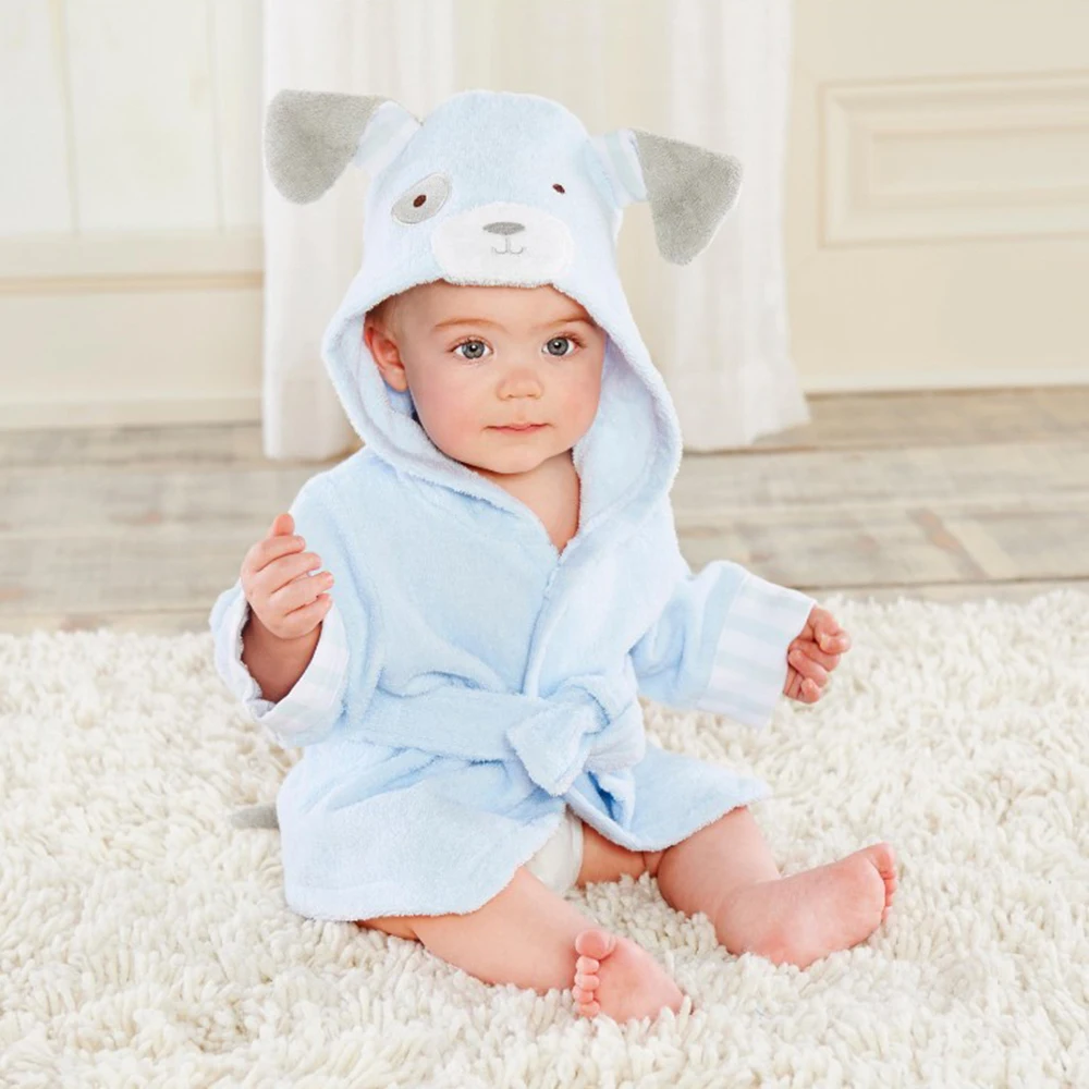 Хлопковое детское банное полотенце, детское полотенце, милая форма животных, детский красивый банный халат с капюшоном, плащ, детское одеяло для новорожденных