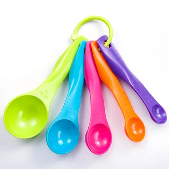 

Coffee Scoops Set 5Pcs Measuring Spoons with Double Scale Kitchen Tools 66CY
