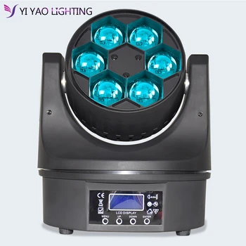 

6x15w dmx cable RGBW 4in1 Mini Led Beam Wash dj light