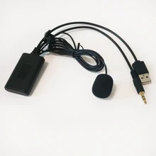 Biurlink 300 см новейший универсальный автомобильный AUX USB Bluetooth музыкальный адаптер беспроводной Bluetooth микрофон Громкая связь для Honda