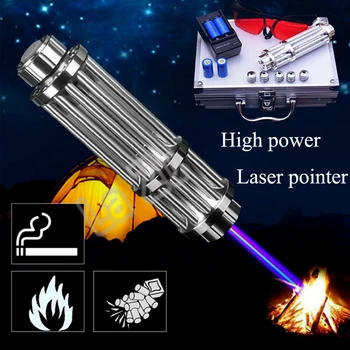 

Burning Laser Torch 450nm 10000m Focusable Blue Laser Pointers Flashlight burn match candle lit cigarette Most Powerful